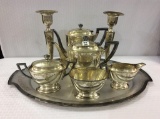 Lg. Coffee/Tea Service Set-Sheffield