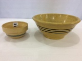 Lot of 2 Crock Bowls Including Yelloware
