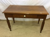 One Drawer Wood Writing/Library Desk