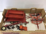 Group of Toys Including Tru Scale Disc & Wagon