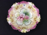 RS Prussia Floral Painted Bowl
