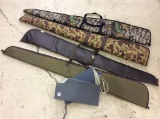Lot of 5 Soft Gun Cases & Sleeves