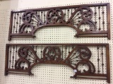 Matching Pair of Fretwork Pieces
