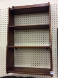 Wall Hanging Pine Shelf