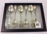 Lot of 6 Matching Sterling Silver Teaspoons