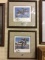 Lot of 2 Framed, Signed & Numbered Prints