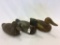 Lot of 3 Factory Duck Decoys