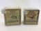 Lot of 2 Vintage Adv. Two Piece EMPTY Cardboard