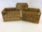 Lot of 3 Wood Peters Ammo Boxes Including