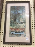 Framed Winchester Ad