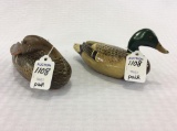 Pair of Cline McAplin Decoys-Miniatures