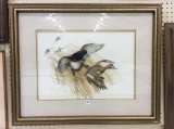 Framed Duck Print by Charles Murphy-1982