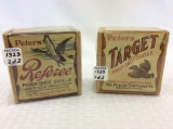 Lot of 2 Vintage Adv. Two Piece EMPTY Cardboard