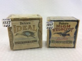 Lot of 2 Vintage Adv. Two Piece EMPTY Cardboard
