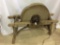 Antique Grinding Wheel on Stand