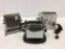 Lot of 3 Vintage Chrome Toasters Including