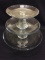 Lot of 3 Graduated Size Cake or Serving Stands
