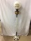 Metal Aladdin Floor Lamp w/ Floral