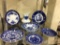 Lot of 7 Flo Blue Pieces Including 4 Various