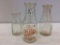 Lot of 3 Welbes Dairy Bottles, South Milwaukee, WI