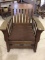 Mission Oak Style Wood Rocker