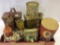 Group of Various Old Tins-Some Adv. &