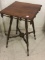 Antique Square Design Lamp Table