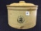 2 Gal Salt Glaze Stoneware Cheese or Butter Crock