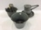 Group of Grey Porcelainware Including 2 Buckets,