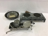 Very Lg. Group of Porcelain Graniteware Pieces