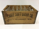 Wood Adv. Box-Eagle Soft Drink Co.