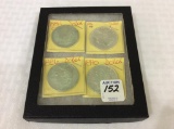 Collection of 4 Morgan Silver Dollars