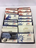 Group of 18 US Mint Silver Proof Sets Including