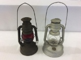 Lot of 2 Deitz Lanterns-One Marked