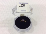 Ladies 14 K Purple Stone Ring