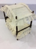 Vintage Child's Doll Canopy Bed