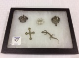 Collection of 5 Various Sterling Silver Including