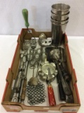 Collection of Vintage Kitchen Utensils & Malt