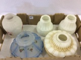 Group of 5 Sm. Vintage Lamp Shades