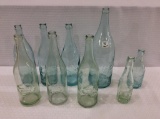 Lot of 9 Various Old Adv. Bottles Including