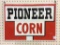 Tin Pioneer Corn Sign-Donaldson Art Sign Co.