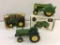 Lot of 3 John Deere 1/16th Scale Tractors by
