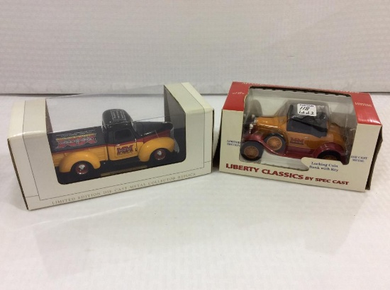 Lot of 2 Die Cast Metal Minneapolis Moline-NIB