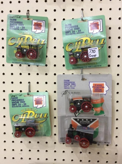 Group w/ 3-Rumely Oil Pull Tractors-