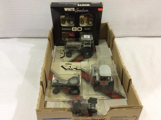 Lot of 5 White Farm Equipment in Packages & Box
