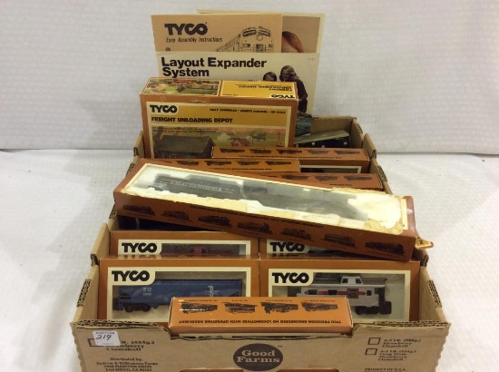 Group of Tyco Trains-HO Scale Including