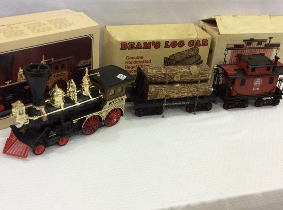 Three Piece Beam Decanter Train Set w/