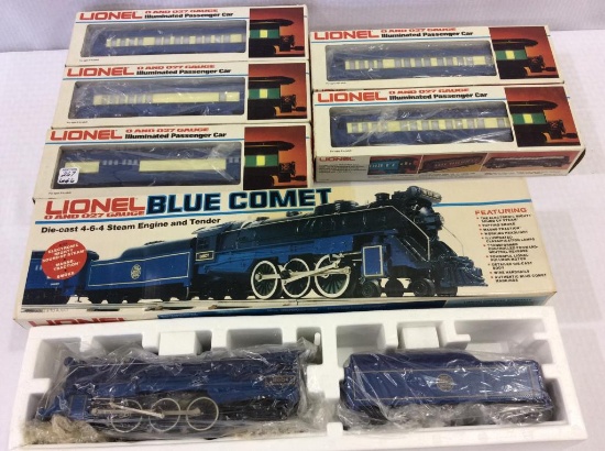 Lot of 6 Lionel O & O27 Gauge Blue Comet in Boxes