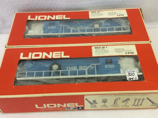 Lot of 2 Lionel Rock GP-7 #8750 Engines