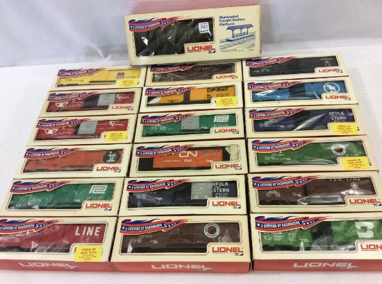 Lot of 19 Lionel O Gauge-A Lifetime of Railroading